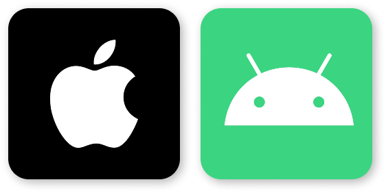 iOS and Android Logos